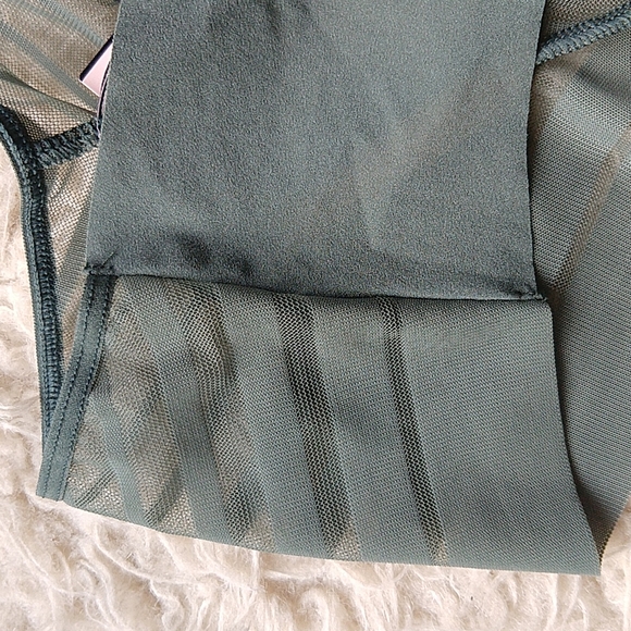 Victoria's Secret Sheer Bottom Olive Green Underwear S NWT - Picture 7 of 7